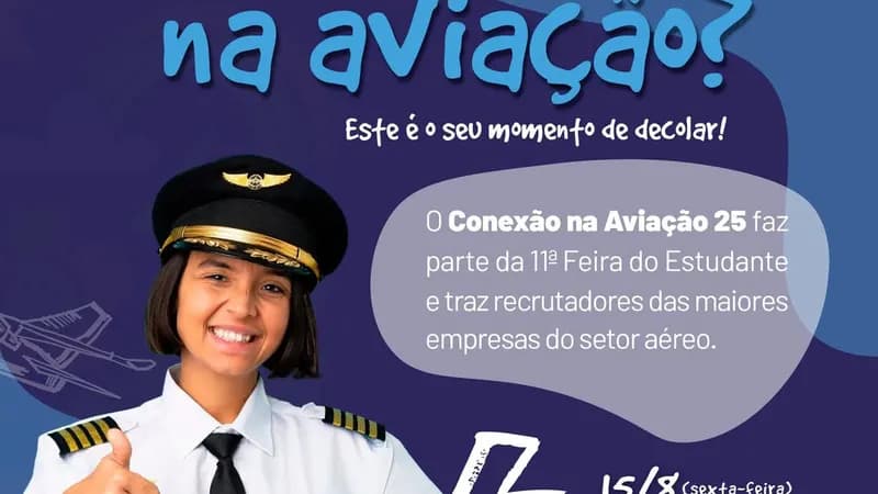 Feira do Estudante de Guarulhos trará simulador de voo com recrutadores do setor aéreo