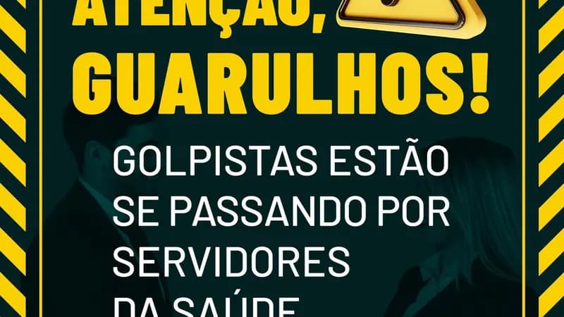 Prefeitura de Guarulhos alerta população sobre golpistas se passando por servidores da saúde
