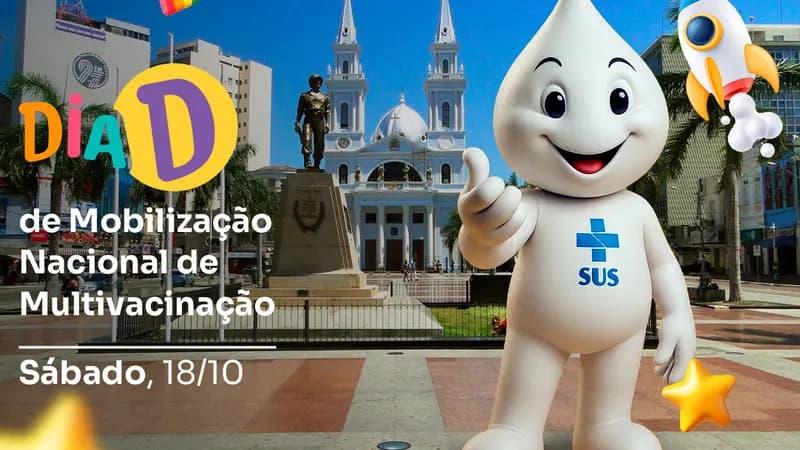 Dia D de multivacinação é realizado neste sábado em todo o país
