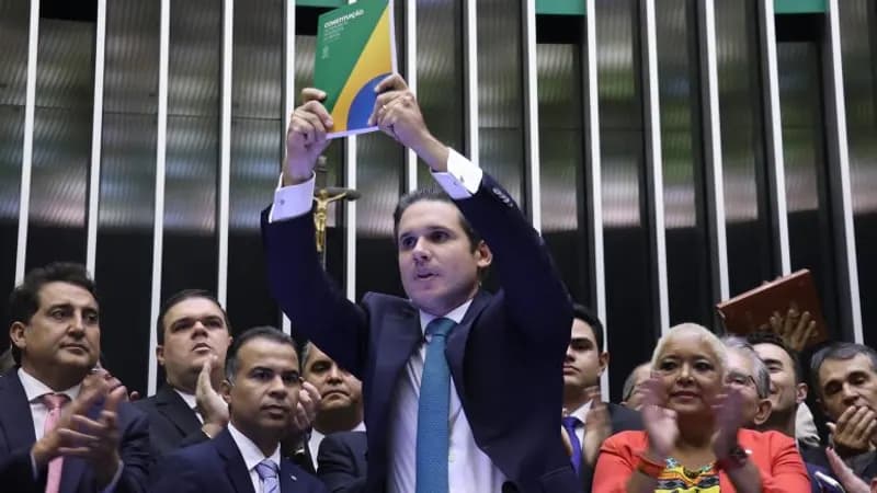 Presidente da Câmara, Hugo Motta defende a democracia e a transparência do gasto público