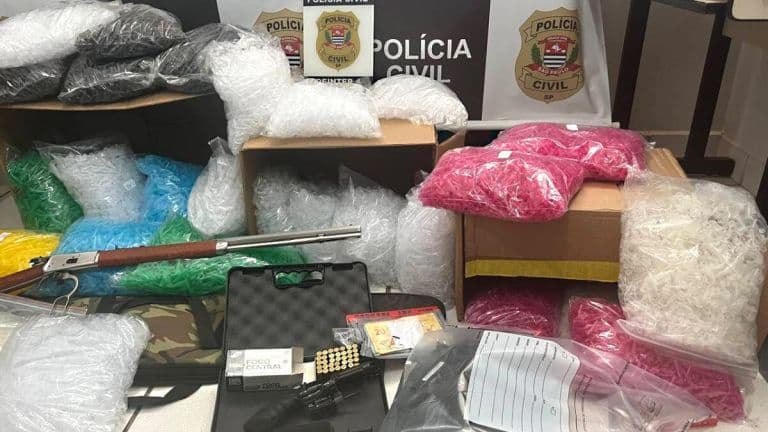 Polícia Civil desarticula quadrilha especializada em tráfico no interior de SP