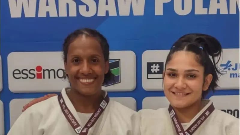 Judocas brasileiras fazem dobradinha no pódio do Open Europeu