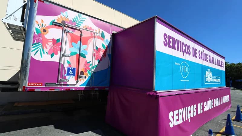 Carreta da Saúde da Mulher chega ao Shopping Bonsucesso para atender população