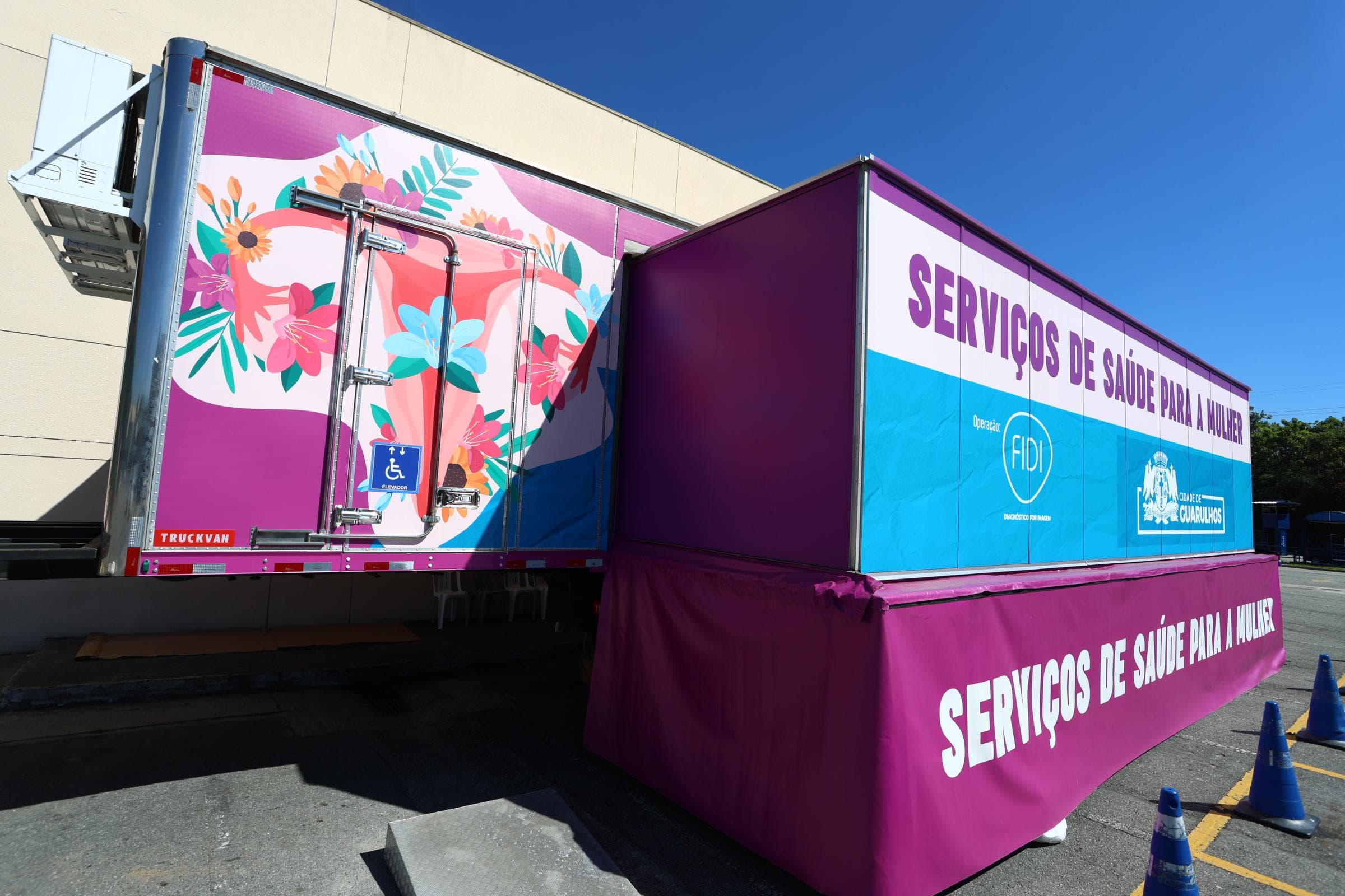 Carreta da Saúde da Mulher chega ao Shopping Bonsucesso para atender população