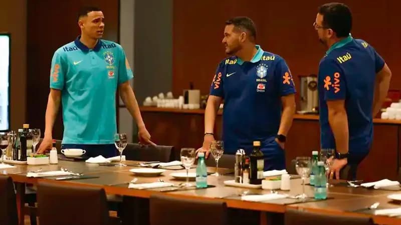 Seleção se apresenta em Brasília para jogo das Eliminatórias na quinta