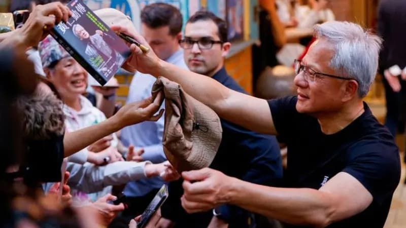 Nvidia: CEO Causa Frenesi em Taiwan!