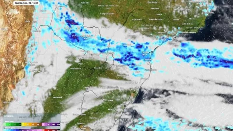 Alerta Climático: Frente Fria Atua no Sul e Sudeste!