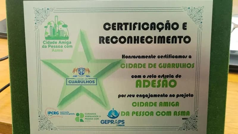 Guarulhos alcança meta e recebe certificação em projeto de cuidado da asma