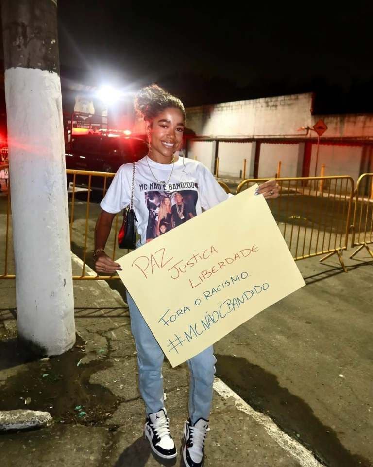 Esposa de MC Poze Lidera Ato por Liberdade e Justiça!