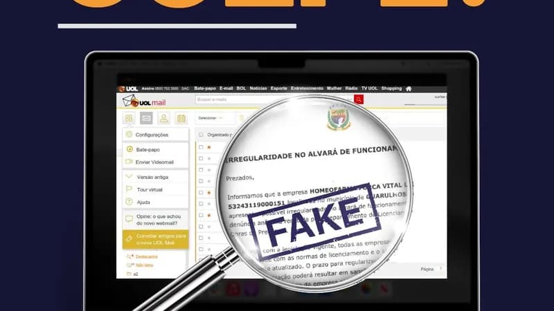 Prefeitura alerta população para golpe envolvendo e-mails falsos
