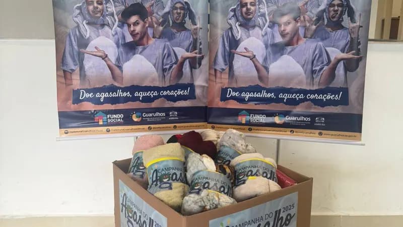 Campanha do Agasalho 2025 dobra pontos de arrecadação em Guarulhos e chega a 130 locais de coleta ativos