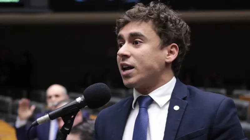 Nikolas Ferreira critica Moraes e pede mobilização contra Lula
