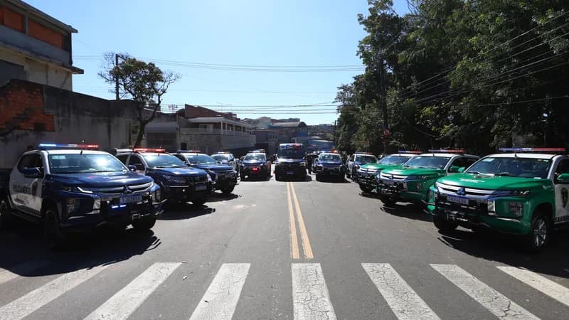 Guarulhos tem o menor índice de roubos em 20 anos e reforça ainda mais a GCM com entrega de 27 viaturas