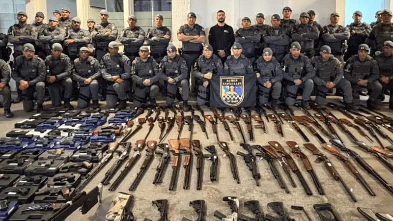 Polícia apreende mais de 180 fuzis, revólveres e pistolas em fábrica de armas ilegais no interior de SP