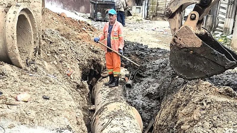 Prefeitura moderniza sistema de drenagem em rua do Sítio São Francisco