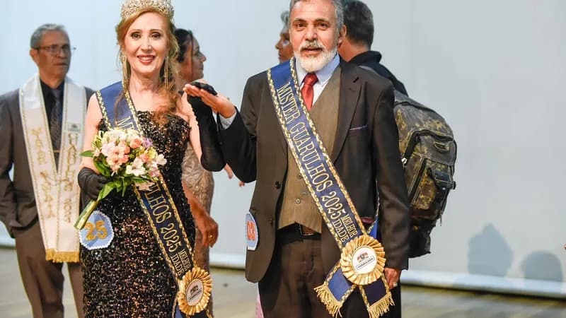 Concurso Miss e Mister Melhor Idade 2025 celebra autoestima e elegância dos idosos em Guarulhos
