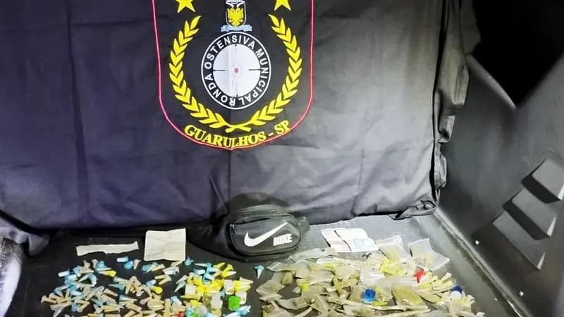GCM de Guarulhos prende quatro traficantes e apreende mais de 3,5 kg de entorpecentes