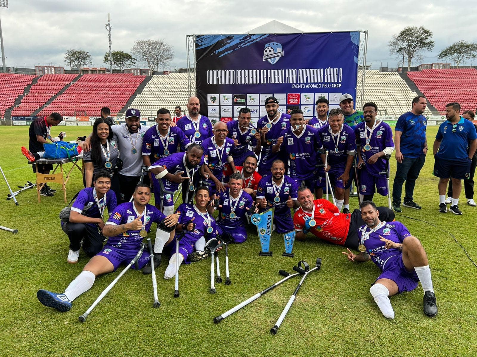 Guarulhos conquista título do Campeonato Brasileiro de Futebol para Amputados Série B