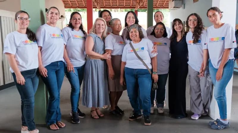 Presidente do Fundo Social de São Paulo acompanha aulas do Caminho da Capacitação na região de Barretos