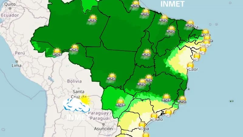 Brasil Alerta: Chuvas e Trovoadas Atingem Norte a Sul nesta Segunda-Feira!