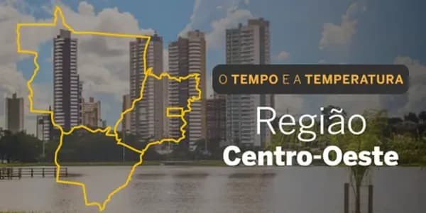 O TEMPO E A TEMPERATURA: sexta-feira (1°) sem chuvas em grande parte do Centro-Oeste