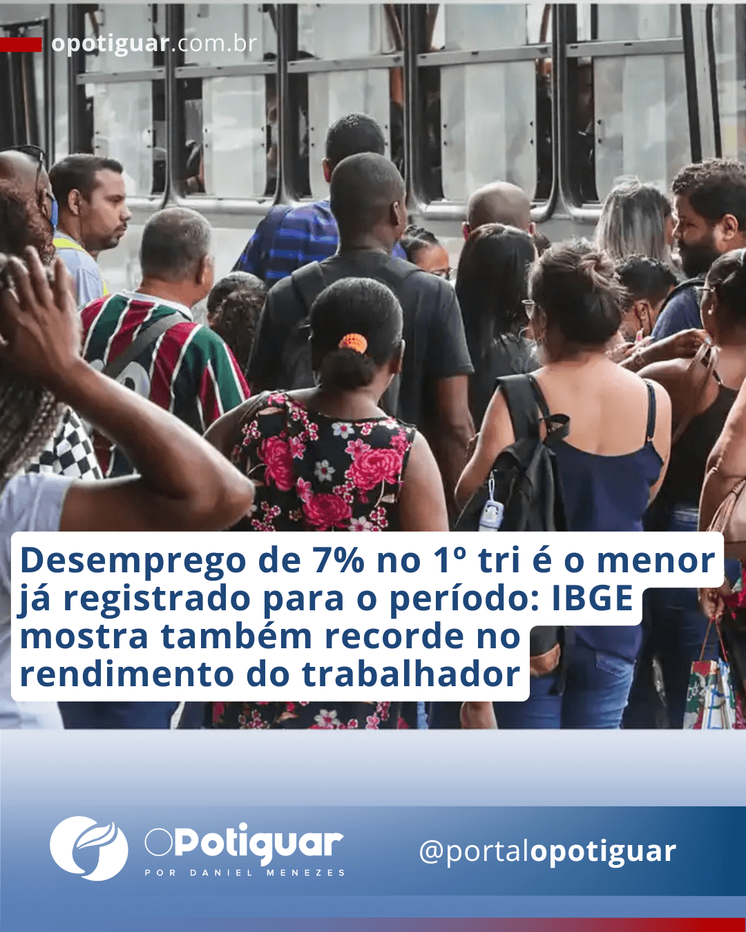 Desemprego no 1º trimestre é de 6,1%, o menor já registrado no período