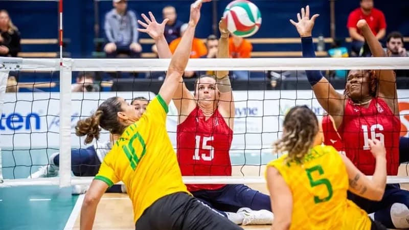 Invictas, seleções do Brasil jogam oitavas do Mundial de vôlei sentado