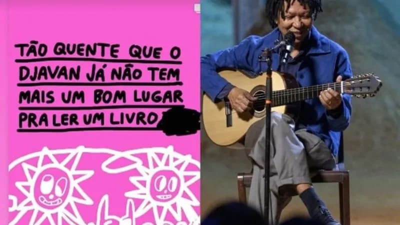 Djavan e o Calor Extremo: Um Meme Viral!