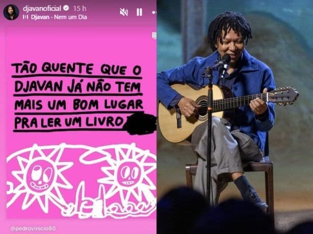 Djavan e o Calor Extremo: Um Meme Viral!