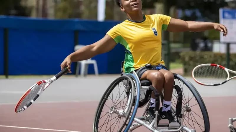 Austrália: Vitória Miranda vai a 2 finais no tênis em cadeira de rodas