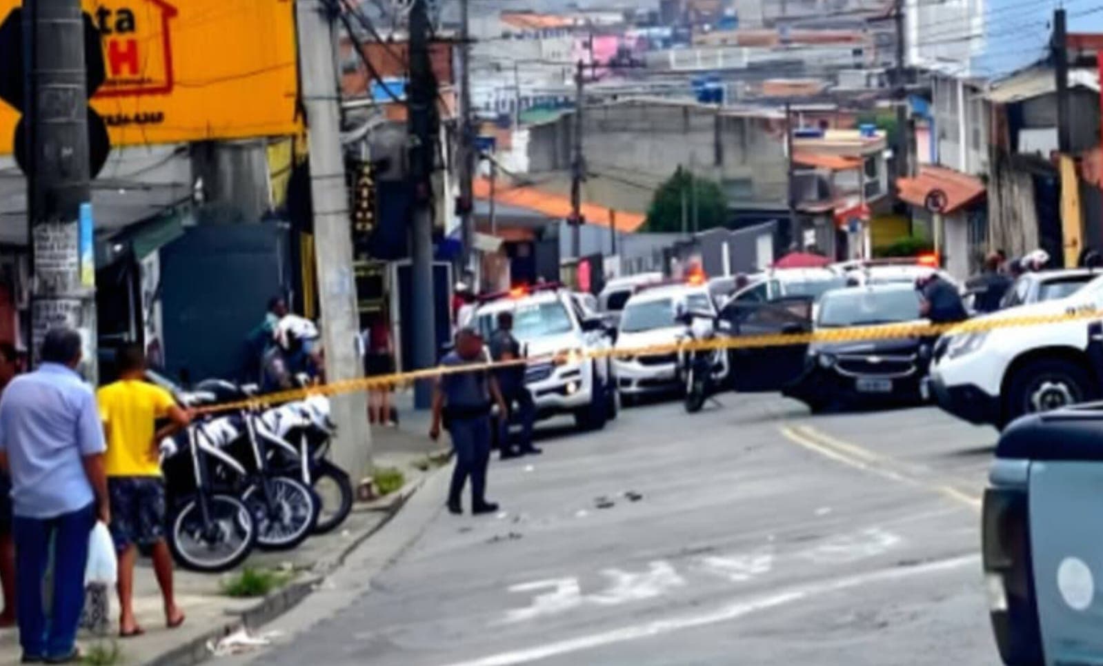 Roubo em Comércio termina com autor do crime e vítima baleados na estrada da Água Chata