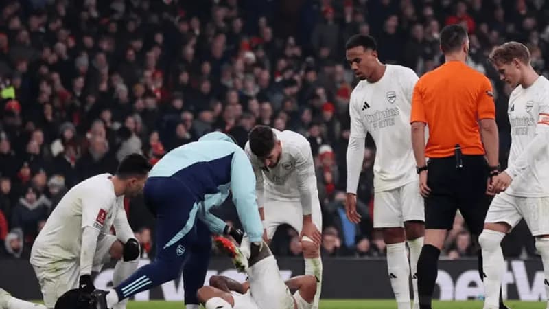 Gabriel Jesus: Lesão no Clássico Arsenal x Man. United