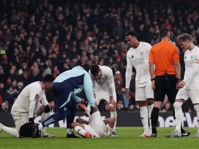 Gabriel Jesus: Lesão no Clássico Arsenal x Man. United