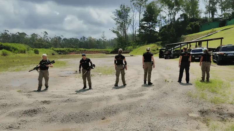Pela 1ª vez, time feminino da Polícia Civil de SP participa de campeonato tático em Dubai