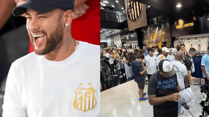 Santos: Camisetas de Neymar Esgotam em Minutos!