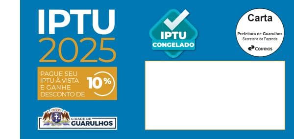 Carnês do IPTU congelado começam a ser entregues em Guarulhos